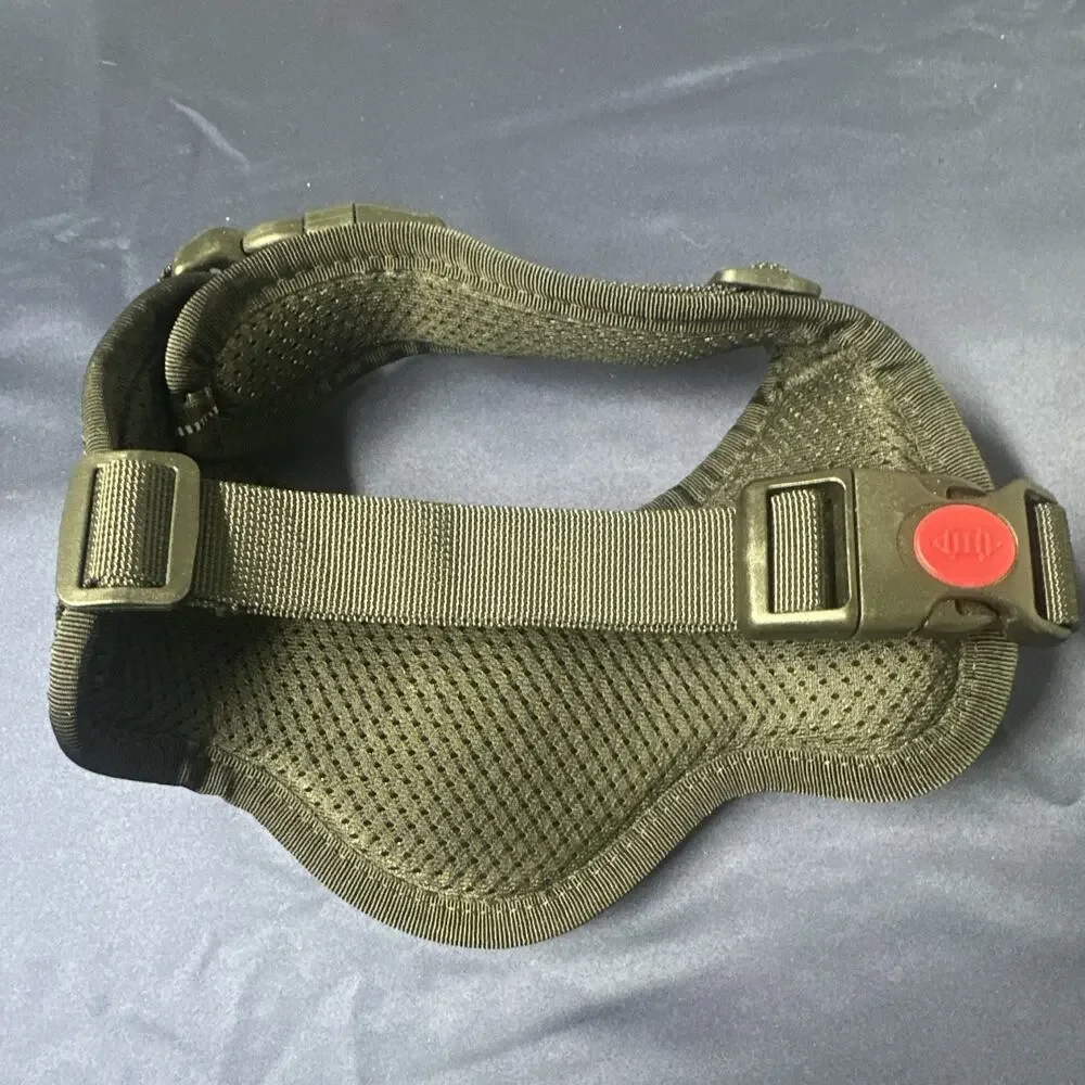 Fairwin XS Service Dog Adjustable Padded Nylon Harness, Black
